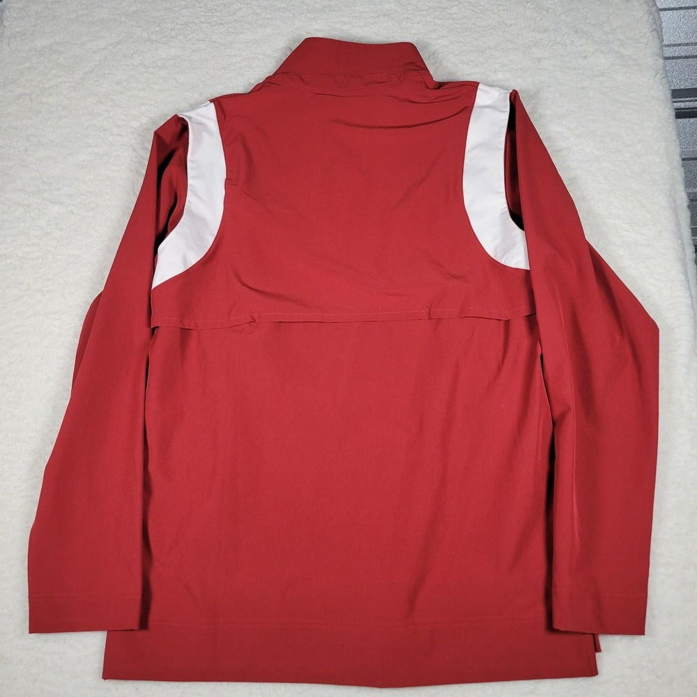 Nike Arkansas Razorbacks Pullover Mens Size Small Red Quarter Zip On-Field - Picture 13 of 13